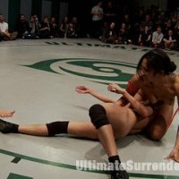 Round 2 of January's Live match:The Dragon is humiliated, sexually destroyed, cums on the mat!!