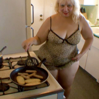 MILF sexy cooking time!